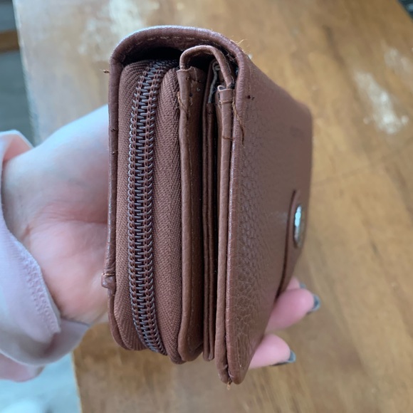 NWOT STONEMOUNTAIN Wallet Clutch Tan Brown - Picture 5 of 12